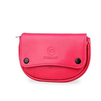 Firedog 2nd Generation Tobacco Pouch for Smoking Pipe Rolling Cigarette Leather Case Bag with Rubber Lining to Preserve Freshness(No Gap at end) Middle Size (3.75" Height X 6.25" Width) (Pink)