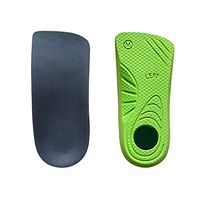 HEALLILY 1 Pair Orthotic Insole Arch Support Insoles for Flat Feet High Arch X O Shape Leg Correction Size S (Green)
