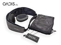 Oacis Life Eye Mask for Sleeping Breathable Memory Foam - [New 2019] 3D Contoured Cup Sleeping Mask and Blindfold for Men and Women, Soft and Comfortable, Light Blocking, with Travel Pouch