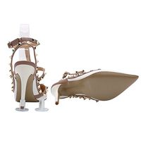 Heel protectors high heels tips cover protectors stoppers Save your favorite shoes and Money Pack of 9 pairs (Transparent)