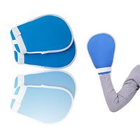 Enshey 1 Pair Control Mitts Medical Restraint Gloves for Hand Infection Protectors Prevent Finger Injures Fixed Hand Finger