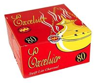 Swift Lite 1 Box of 80 Charcoal Coals for Shisha Hookah, Red