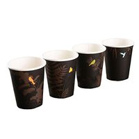 100 PCS Disposable Coffee Paper Cup 8 oz Paper Cup Random Pattern