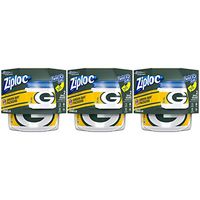 Ziploc Food Storage Meal Prep Containers, Small, 2 Count, Pack of 3 (6 Total Containers), Twist N Loc- NFL Green Bay Packers