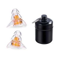 Soft Silicone Ear Plugs Ear Protection Reusable Professional Music Earplugs Noise Reduction For Sleep DJ Bar Bands Sport W/Case