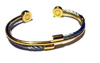 Two Tone Magnetic Bracelet Adjustable Stretchable in Beautiful Design