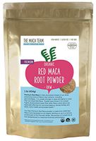 The Maca Team Premium Raw Red Maca Powder, Potent Red Maca Root Powder, Fair Trade, GMO-Free, 1 Pound, 50 Servings