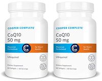 Cooper Complete - CoQ10 50 mg - CoEnzyme10 Ubiquinol Supplement - 120 Softgels