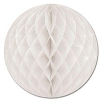 19" White Honeycomb Ball