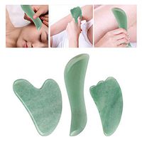 Salmue Back Scraping, 3 Pieces Gua Sha Massage Tool, Traditional Chinese SPA Acupuncture Therapy Scraping Plate of Resin, Anti-Aging, Skin Detox and Reduce Muscle Pain