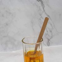 Disposable natural eco-friendly Caribonized bamboo straw|Using biodegradable materials