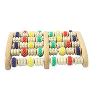 Dual Foot Massager Roller-Heal Foot Spur Arch Pain, Stress Relieve Plantar Fasciitis, Healthy Relax Wooden Tool Care Massage