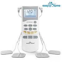 Easy@Home Professional Grade Rechargeable TENS Unit Electronic Pulse Massager,Backlit LCD Display, Professional Grade Powerful Pulse Intensity, FDA Cleared, FSA Eligible OTC Home Use, EHE012PRO
