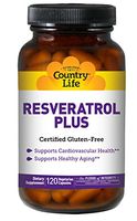 Country Life Resveratrol Plus, Antioxidant - 120 Vegetarian Capsules