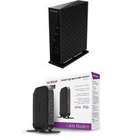 NETGEAR N300 (B01AGVJ5EO) Wi-Fi Router &  Netgear High Speed DOCSIS 3.0 Cable Modem (CM400-1AZNAS) Bundle