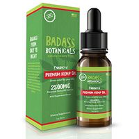 Premium Hemp Oil Extract 2500 mg - Mild Peppermint Flavor - Natural Hemp Extract - for Pain, Stress, Anxiety Relief - Made in USA - 1 oz