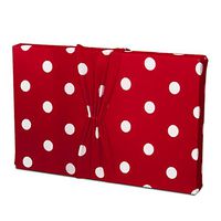 Valentine's Day Gift Wrap - (May BE Used AS 2 Gift Bags!) Stretchy Fabric, Reusable and Eco Friendly - Cherry Red and White Polka Dots (Large) Birthday Wrapping or Great for All Occasions