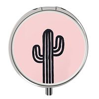 Pill Cases Metal,Custom Round Medecine Case Medecine Bottle Mini Travel Pill Vitamin Decorative Box Case Holder