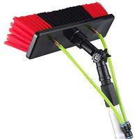 INTBUYING 8m Water Fed Pole For Window & Solar Panel Cleaning Tool with Brush & Squeegee