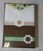 Folded Thank You Card - Set of 10 with Envelope