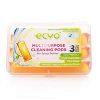 Ecyo Multipurpose Cleaning Pods, Kitchen, Glass, Shower, All-Purpose Eco-Friendly Cleaning Products, 3 Refill Pods