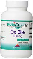 Nutricology Ox Bile, 500 mg, 100 Vegetarian Capsules