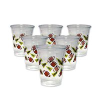 Premium Football Party Cups | 16 oz. Plastic Football Cups for Parties, Events, Super Ball, Disposable (60 Count)