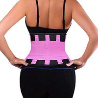 Waist Trainer Belt for Women & Men, Waist Trimmer - Neoprene Sports Girdle Belt for Weight Loss, Body Shaper, Workout Slimming, Low Back and Lumbar Support with Sauna Suit Effect (Purple, XL)