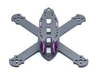 Usmile 210mm 4mm Thickness X Style Carbon Fiber Quadcopter Frame Kit Mini Quad FPV Quad Quadcopter Like QAV-X 210 QAV-X 250 Suit for 1806 2204 brushless Motor 5" Props HS117 RunCam Swift