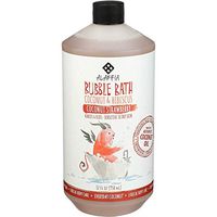Alaffia - Everyday Coconut Bubble Bath, Gentle for Babies and Up, Supports Soft Skin and Relaxation with Yarrow, Hibiscus and Coconut Oil, Fair Trade, Naturally Foaming, Strawberry, 32 Ounces