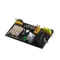 MB102 Breadboard Power Supply Module 3.3V/5V Professional for Solderless Bread Board 6.5-12 V (DC) or USB Power Supply