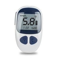Electronic Glucometer Digital Handheld Blood Glucose Monitor Diabetes Test Meter Monitor Kit with 50 Free Test Strips,Lancets