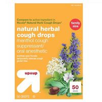 Natural Herbal Cough Drops - 50ct - Up&Up153;