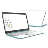 Mightyskins Skin Compatible with Hp Chromebook 14 (2015) Case Wrap Cover Sticker Skins Solid White
