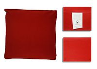 HealthmateForever Pressure Activated Massage Pillow (Brick Red) High Quality Vibrating Massage Pillow for Stiff Neck Relief | Great Lumbar Support Travel Cushion for Back Support on Long Trips | Feel