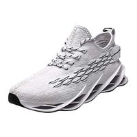 ✦◆HebeTop✦◆ Men's Sneakers Mesh Ultra Lightweight Breathable Athletic Running Walking Gym Fashion Shoes White
