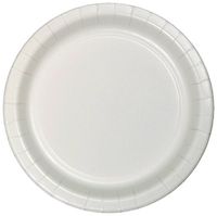 Creative Converting 75-Count Value Pack Paper Dessert Plates, White - 753272B
