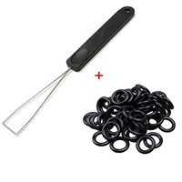 Akwox Keycap Puller Tool + 135pcs Rubber O-Ring Sound Dampeners for Mechnial Keyboard Cherry MX Key Switch