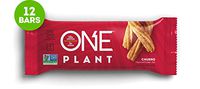 ONE Plant Protein Bars, Churro, Gluten Free Protein Bars with 12g Protein & Only 1g Sugar, Guilt-Free Snacking for High Protein Diets, 1.59 Oz (12 Pack)
