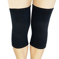 LKXHarleya Bamboo Velvet Thickened Breathable Elastic Cashmere Knees Warmers