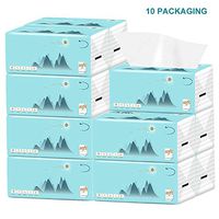 AOZBZ Paper Extraction, Multifold Household Paper Towels, Facial Tissues for Home Office, 10 Packs
