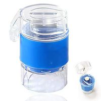 Aulpon 3-in-1 Pill Crusher Cutter with Small Pill Box Container -Splitter Grinder Pulverizer Breaker Slicer Chopper Divider- for Medicine or Vitamin