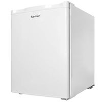 Northair Upright Freezer with 2.1 Cubic Feet Capacity, Compact Reversible Single Door Table Top Mini Freezers for Ice Cream/Breast Milk/Sea Food, Removable Shelf, Adjustable Thermostat