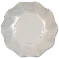 Sophistiplate Pearly White Petalo Deep Bowls, 10-Pack