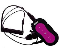 Diver (TM) Waterproof MP3 Player. 4 GB. Kit Includes Waterproof Earphones. NEW. (Pink)