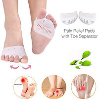 Metatarsal Pads | Metatarsal Pads for Women/Men | Forefoot Pads Mortons Neuroma Pads for Women Honeycomb Forefoot Pad Pain Relief Bunion | Metatarsal Pads Gel Forefoot Cushion 1 Pair Foot Pads