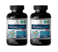 Skin Care Supplements for Women - HYDROLYZED Collagen PEPTIDES 3000MG from Type I & III - Collagen peptides Capsules for Women - 2 Bottles 240 Capsules