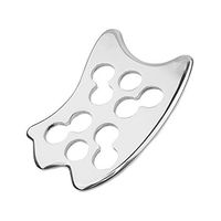 Stainless Steel Physical Therapy Tools,Gua Sha Scraping Massage Tools, Myofascial Releaser and Tissue Treatment, IASTM Tools (NK-10holes)
