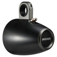 Kicker KMTES 8" Marine Speaker Enclosures - Pair (Black)