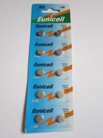10 x Eunicell AG3 / LR41 / G3 / SR41W 1.5v Alkaline Cell Battery Batteries NEW